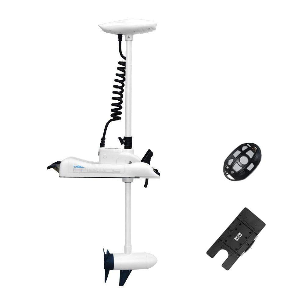 Haswing CaymanB 12V 55LBS 48in Bow Mount Trolling Motor – Wireless Remote, Quick Release