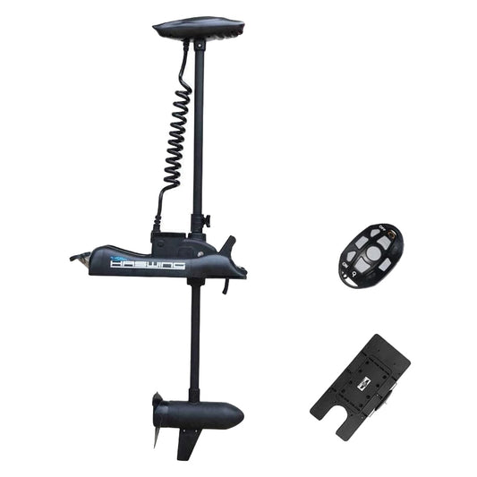 Haswing CaymanB 12V 55LBS 54in Bow Mount Trolling Motor – Wireless Remote, Quick Release Bracket