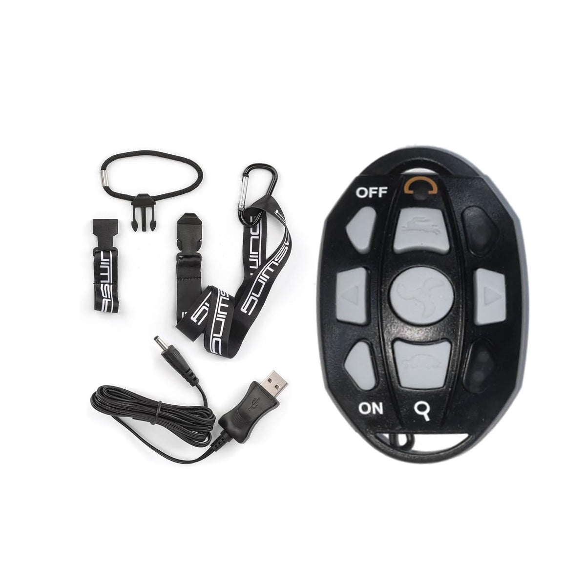 Haswing CaymanB 12V 55LBS 54in Bow Mount Trolling Motor – Wireless Remote & Wireless Foot Control, Quick Release
