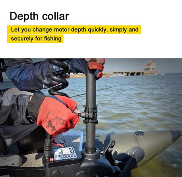 Haswing CaymanB 24V 80LBS 54in Bow Mount Trolling Motor – Wireless Remote, Quick Release