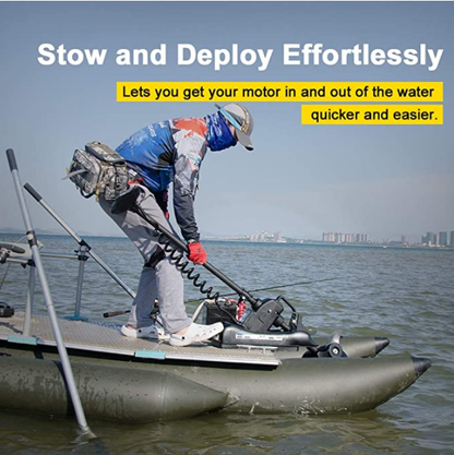 Haswing CaymanB 24V 80LBS 54in Bow Mount Trolling Motor – Wireless Remote